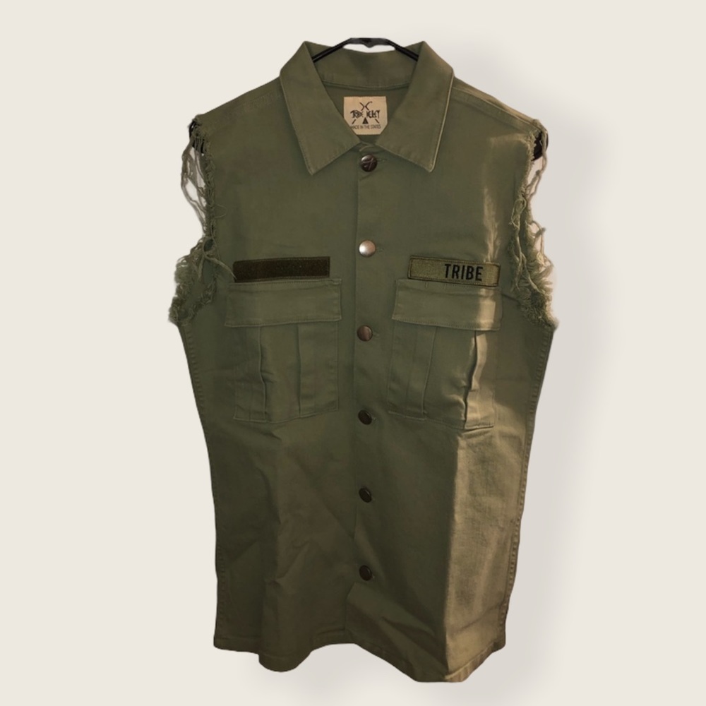 NWOT Tribe Kelly cut off vest
